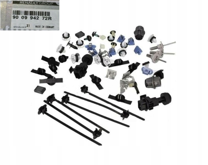 фото №1, Набор клипсы крышка багажника задняя renault kadjar oryg