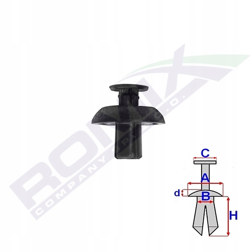 фото №2, Штифт розпірний do lexus ct es gs gx is ls lx