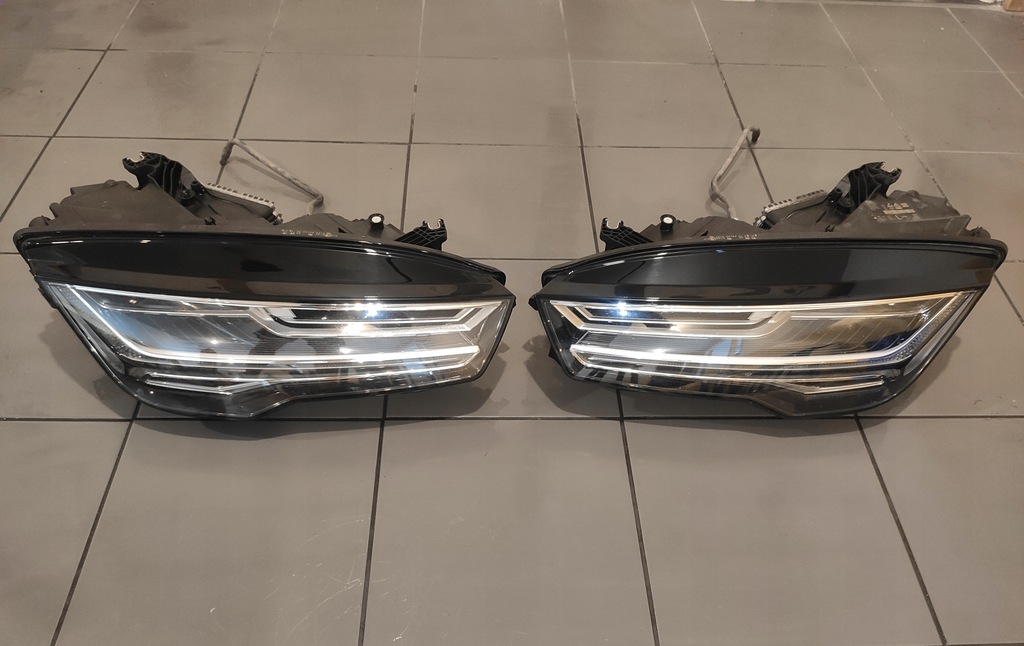 фото №1, Audi a7 4g8 lift лампы перед full led matrix полный левая правая оригинал