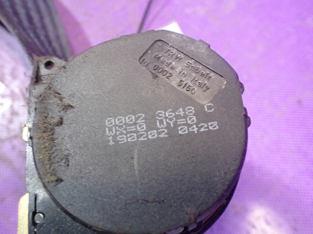 фото №4, Fiat seicento pas безопасности левый задняя замок