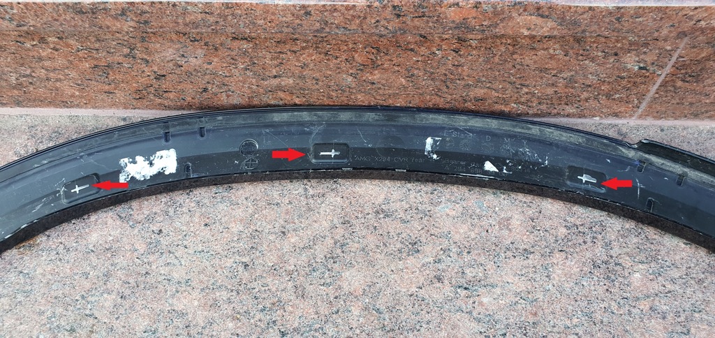 фото №10, Mercedes eqe suv 294 x294 amg молдинг защита крыла расширитель левая задняя