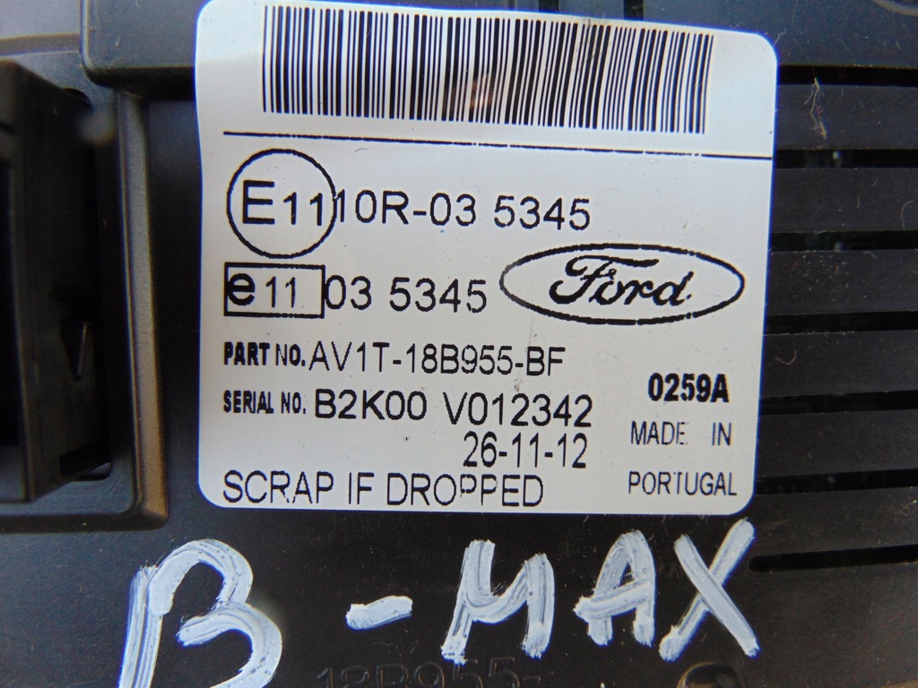 фото №3, Дисплей радио ford b-max av1t-18b955-bf