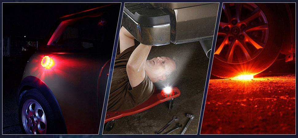 фото №14, Лампа предупредительная kogut led диск flara na аккумулятор