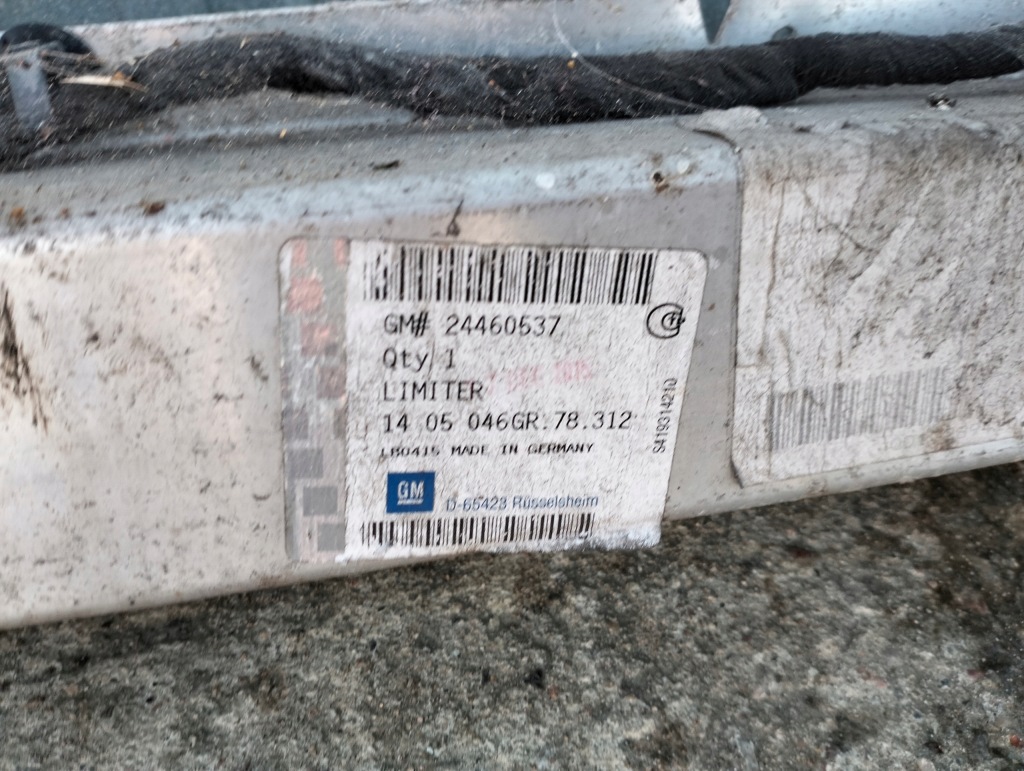 Ремінь передній підсилювач панель фари opel astra h iii gtc колір z168 Оригінал