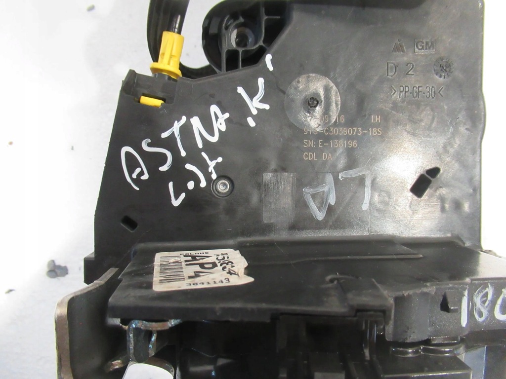 фото №6, Замок дверь задняя левый opel astra k