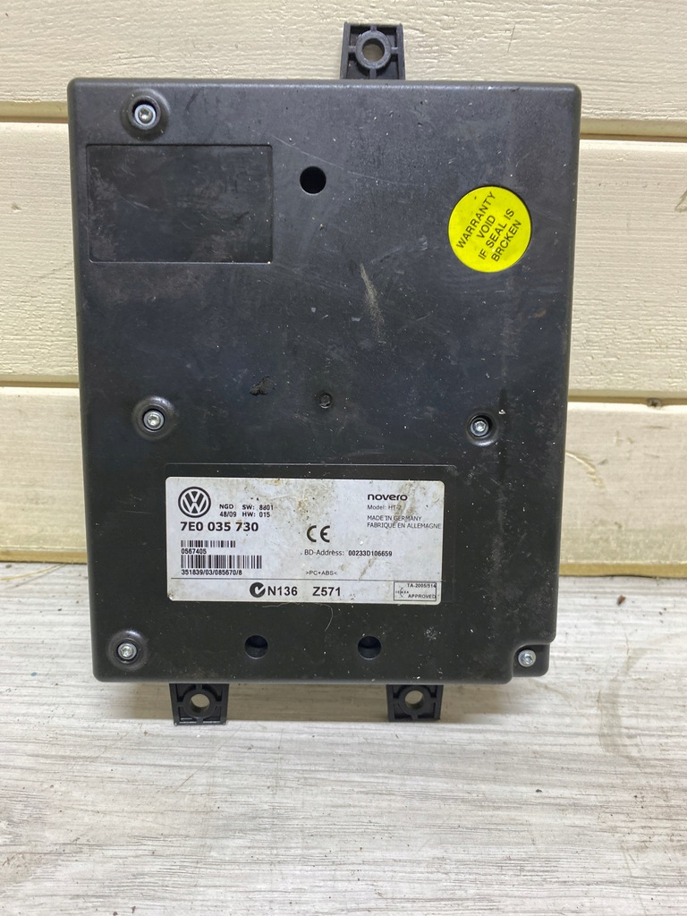 фото №1, Модуль телефона bluetooth vw 7e0035730