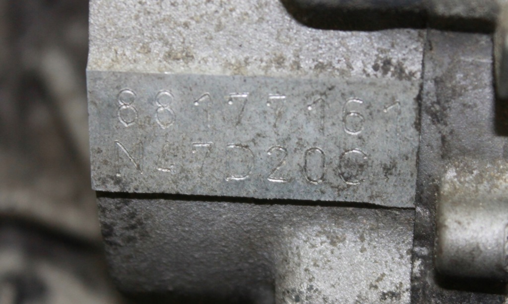 фото №12, Bmw e81 e87 e90 e60 x3 e83 - 1.8d 2.0d 177km n47d20c блок двигателя 7811138