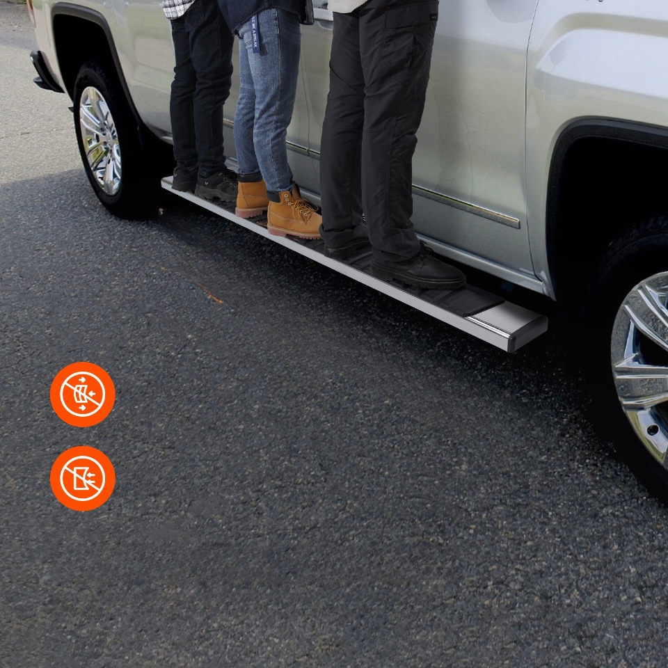 фото №6, Пороги бічний пороги молдинг поріг сталевий chevrolet silverado gmc sierra