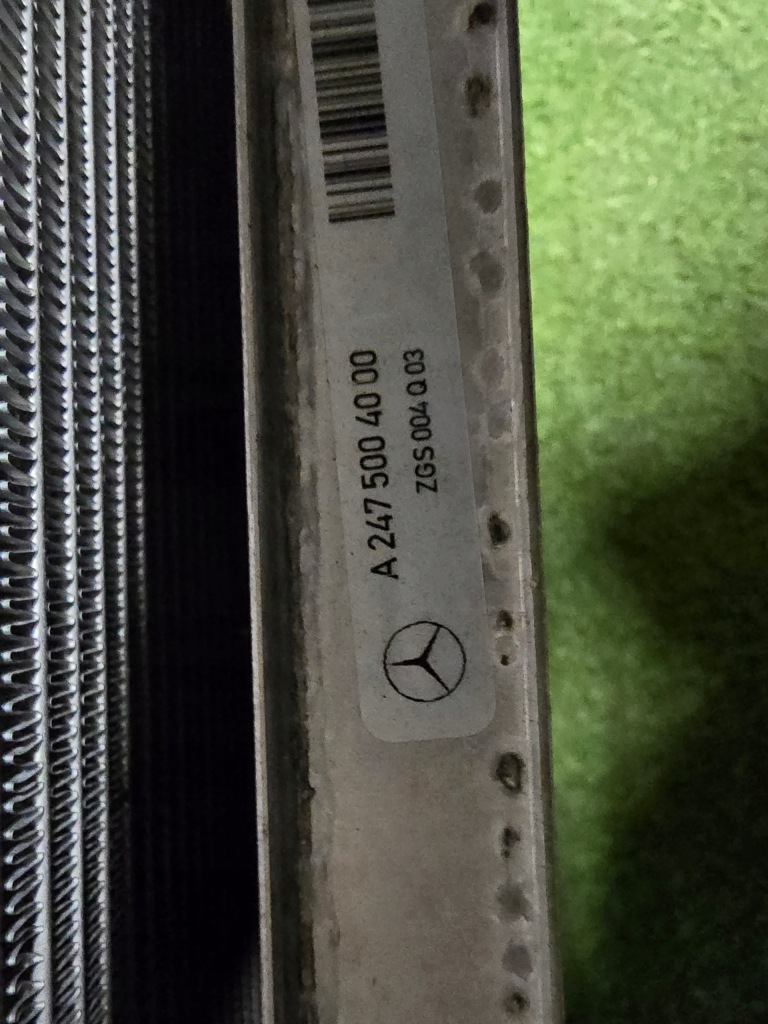 фото №8, Радіатор води інтеркулер mercedes eqa eqb w243