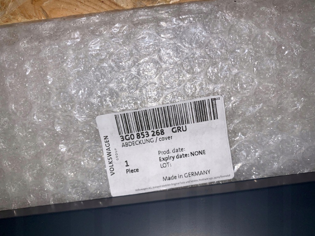 фото №5, Vw passat b8 молдинг дверь перед правая nowa jedna штука 3g0854940