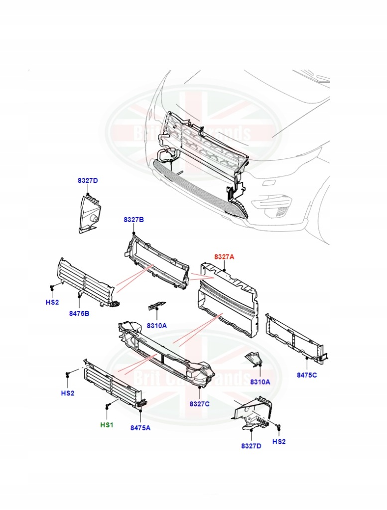 фото №3, Дефлектор повітропровід повітря land rover discovery sport evoque 523123487