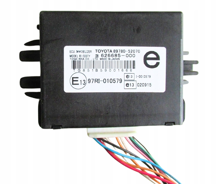 фото №1, Модуль иммобилайзер toyota yaris ii 2006-2011 rok 89780-52070