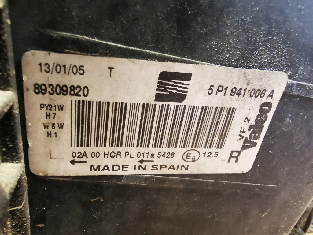 фото №9, Seat altea toledo iii leon ii лампа права перед europa демонтаж