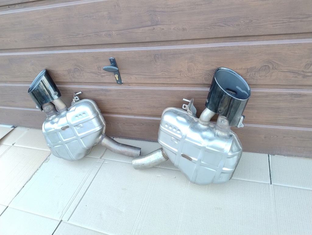 фото №9, Audi rs4 rs5 b9 8w0 ліва наконечник вихлоп глушника вихлоп бампера задня