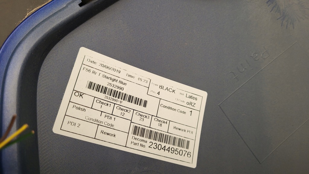 фото №5, Бампер задняя задний mini f56 f57 b62