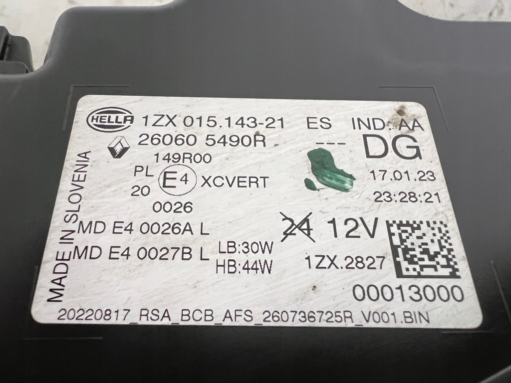 Renault megane 5 v e-tech full led фара ліва правий фара лівий правий в Україні