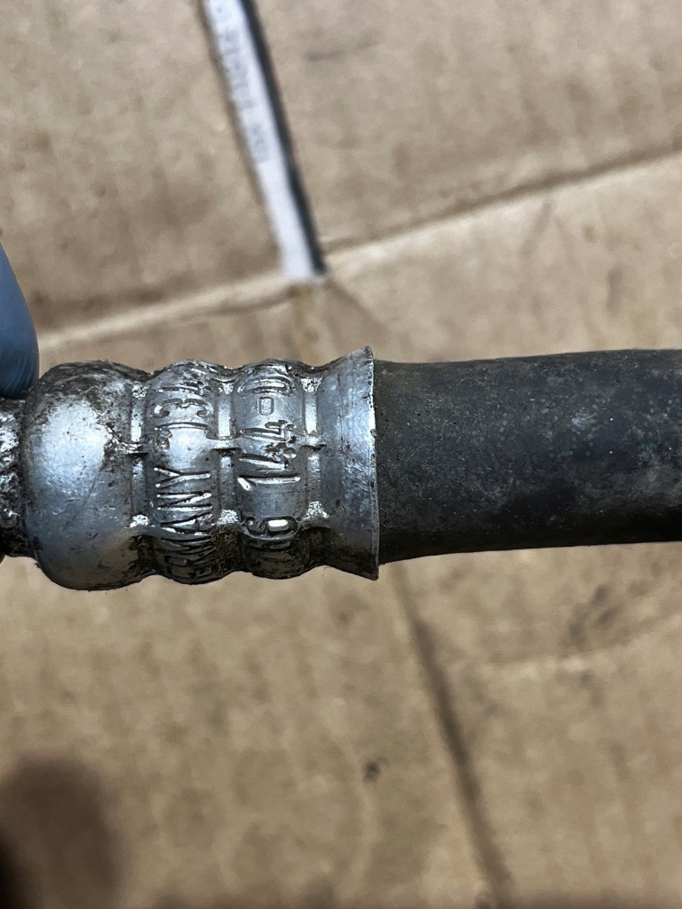 4 bmw e60 e61 e64 e63 m57 шланг пабтрубок  усилителя 6766144 с Разборки