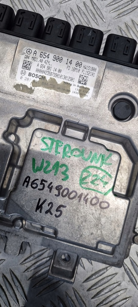 фото №11, Mercedes w213 блок керування бортовий комп'ютер двигуна a6549001400