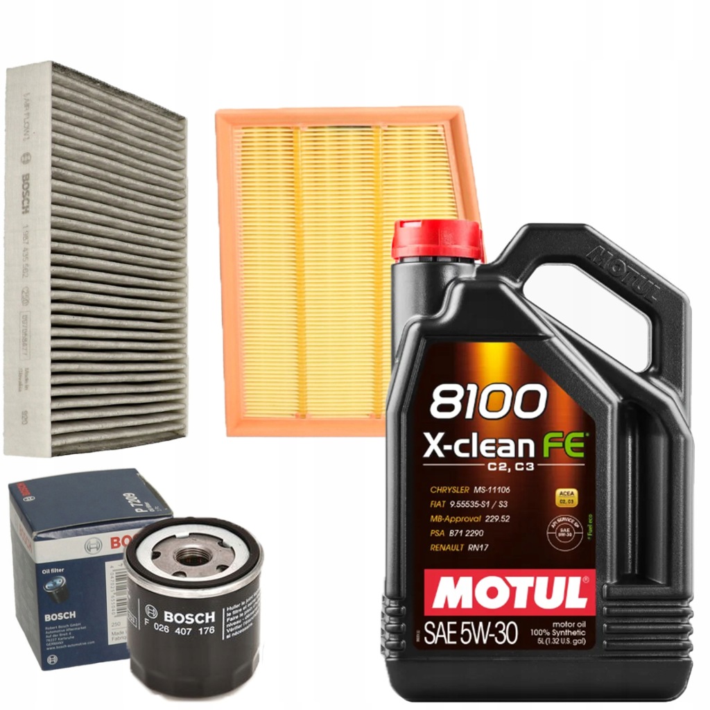 фото №1, Фільтри oem олія motul 5w30 rn17 do renault talisman 1.8 tce