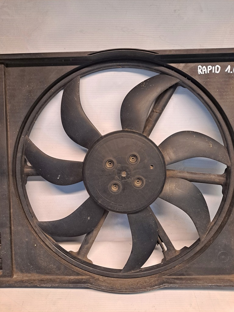 фото №3, Вентилятор радіатора skoda rapid 1,6 tdi 6c0121207 6r0959455f