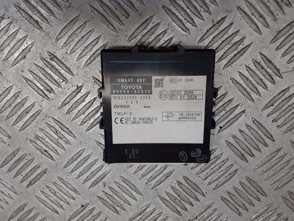 фото №1, Модуль smart key toyota auris 89990-02010