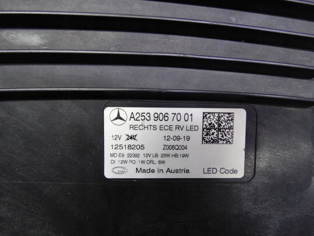 фото №10, Mercedes glc x253 w253 lift 19-22 лампа правая performance led a2539067001