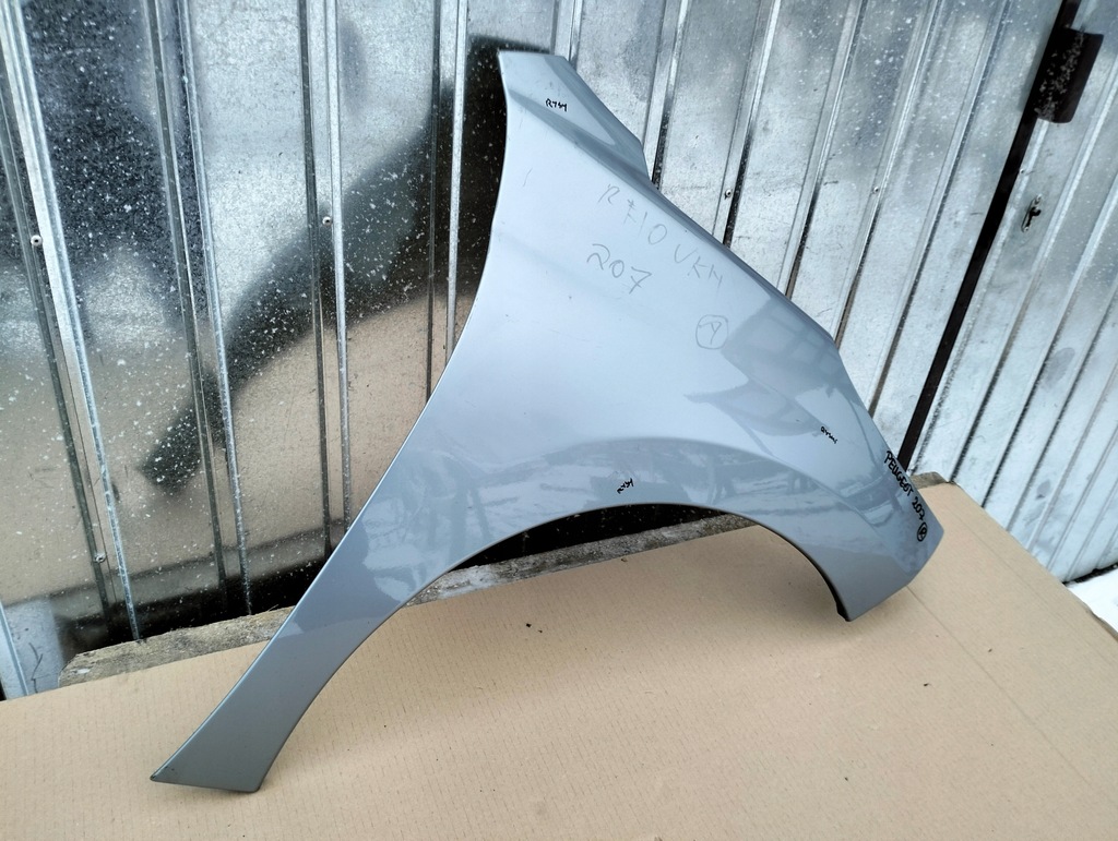 фото №9, Крыло правый перед peugeot 207 оригинал лак kgzd