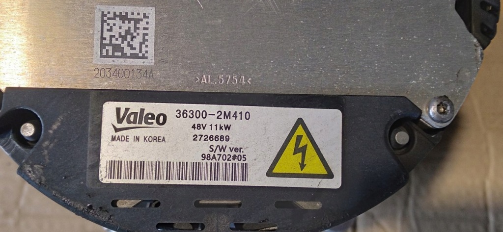 Hyundai tucson iv sportage v 1.6 t-gdi генератор 36300-2m410 Зі Шроту