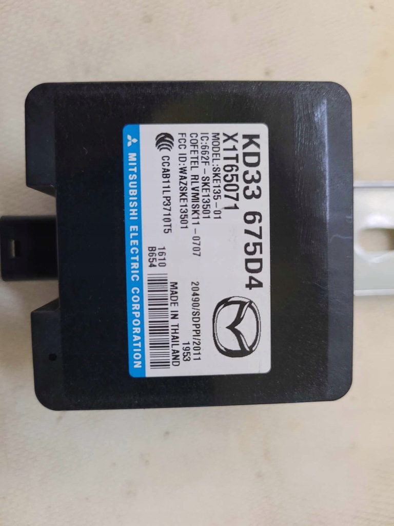фото №1, Модуль keyless mazda cx-9 ii tc kd33675d4