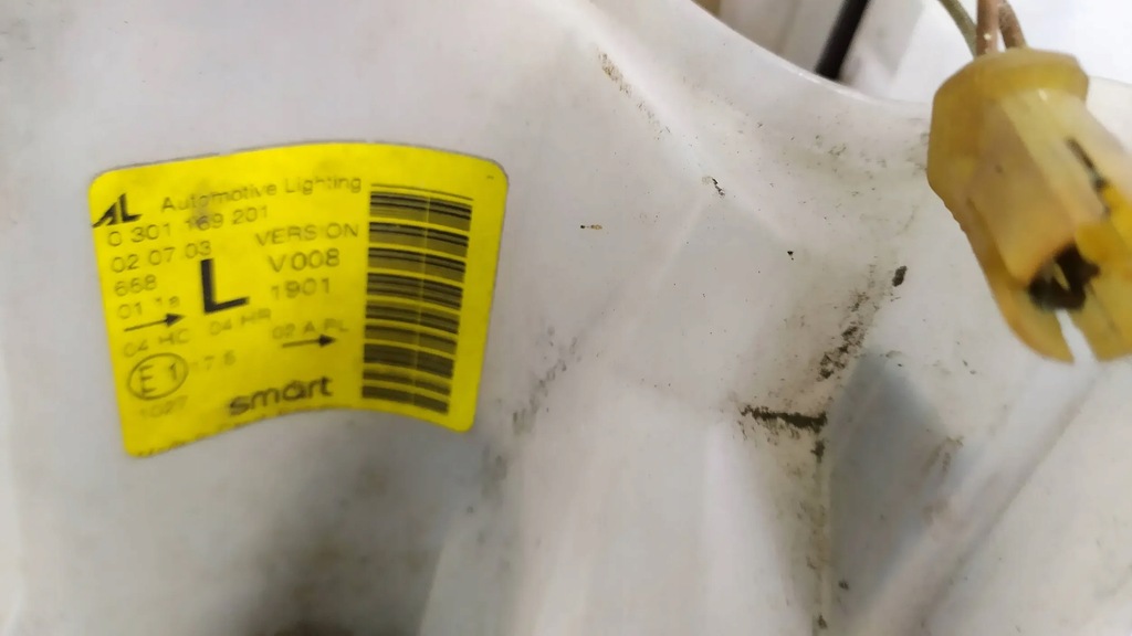 фото №6, Лампа перед левая smart fortwo i