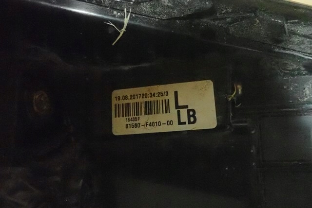 фото №4, Лампа ліва задня лівий задня toyota chr ch r 16-