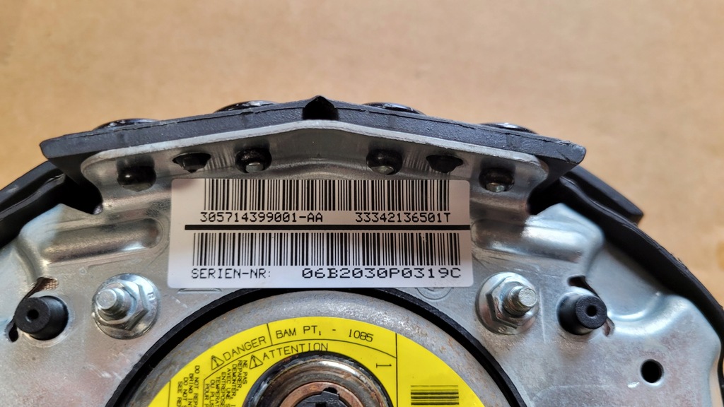 фото №12, Подушка водителя bmw e83 x3 m-pakiet 305714399001-aa оригинал