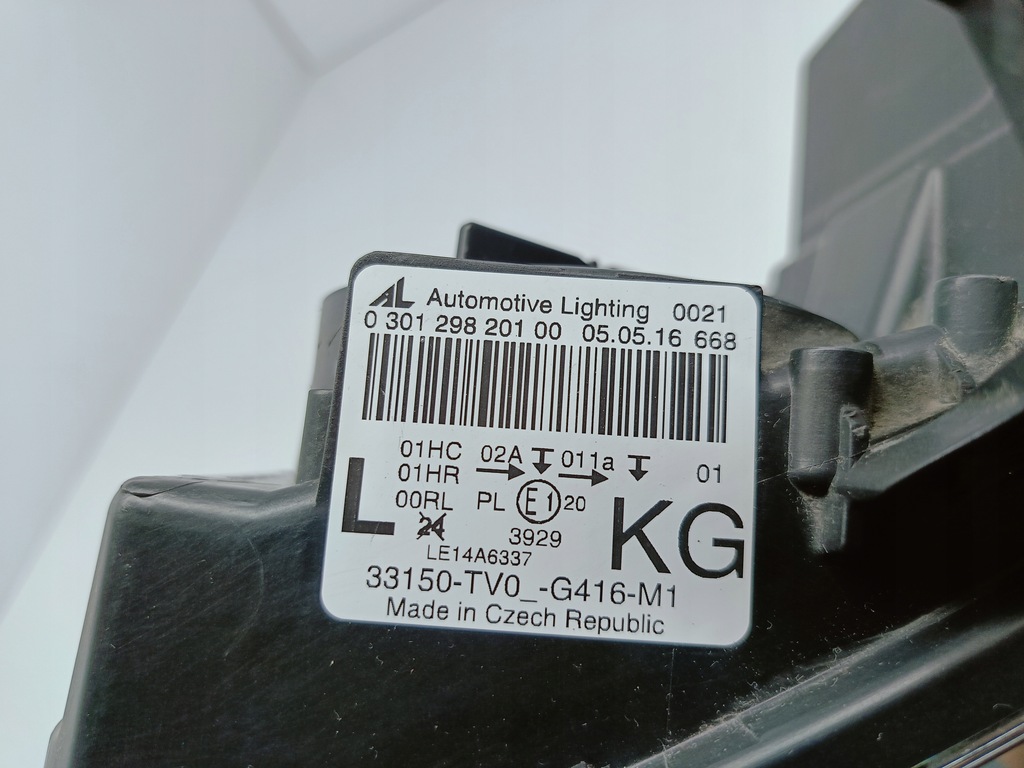 фото №15, Honda civic ix lift 15- лампа левая перед передняя линза + led 33150-tv0