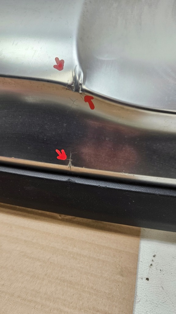 Спойлер накладка бампера задняя задняя mercedes gla a156 a1568850325 с Разборки