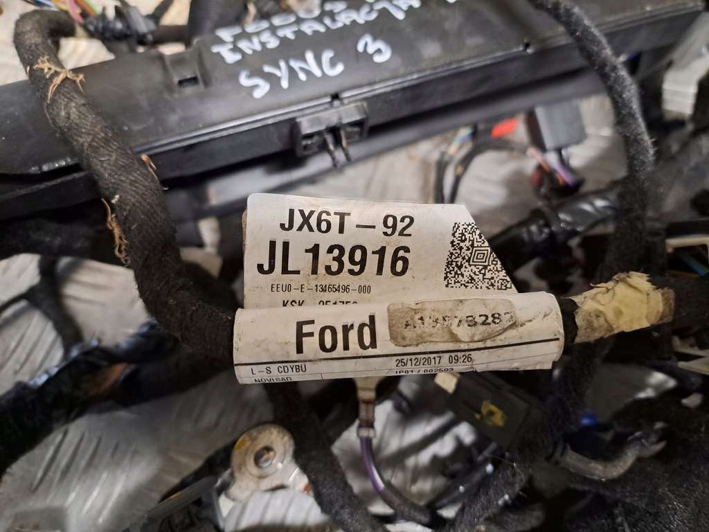 фото №6, Ford focus mk4 электропроводка консоли синхронизация 3