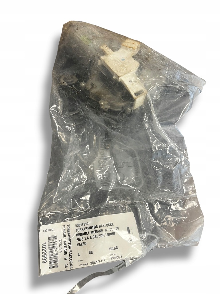 фото №1, Renault megane моторчик задний дворники 53018912