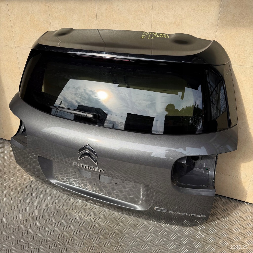 фото №4, Крышка багажника задняя комплектная citroen c5 aircross lift 2023 rok камера