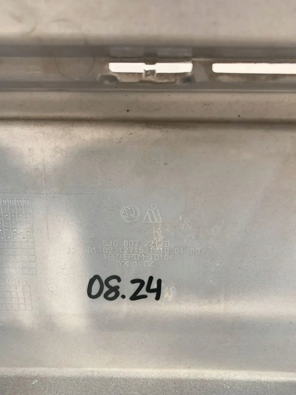 фото №7, Skoda fabia 2 ii fl 10r monte carlo roomster бампер перед передній 2010