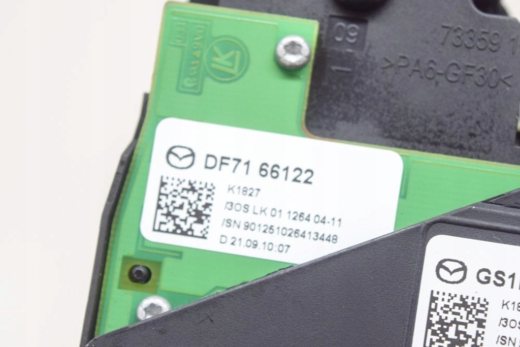 фото №7, Mazda 6 sedan gh1 перемикач поворотники двірник gs1m-66128 gs1m-6