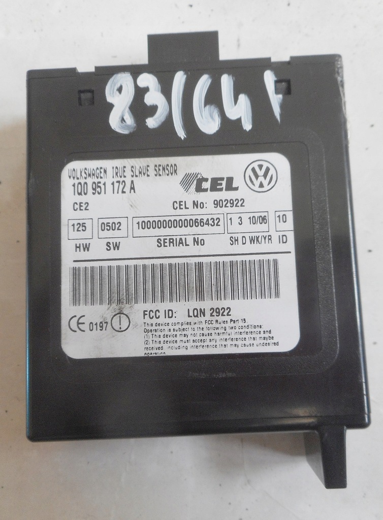 фото №1, Модуль блок керування датчик радара vw eos 1q 1q0951172a