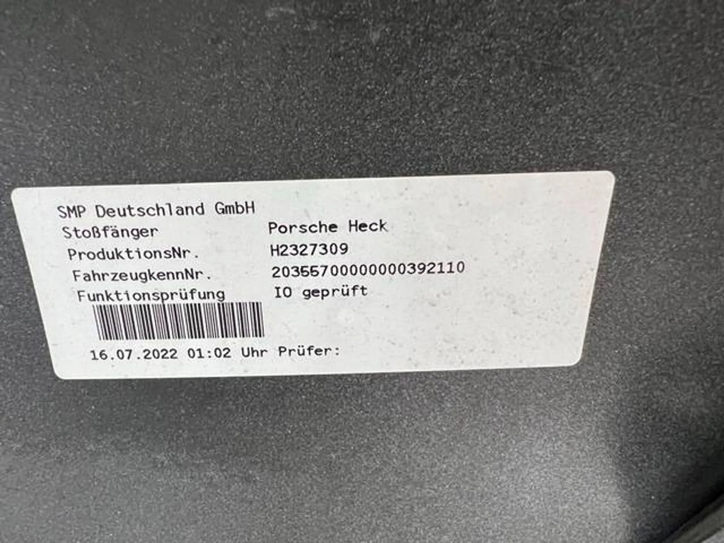 фото №10, Porsche 911 992 carrera 4s бампер задня оригінал