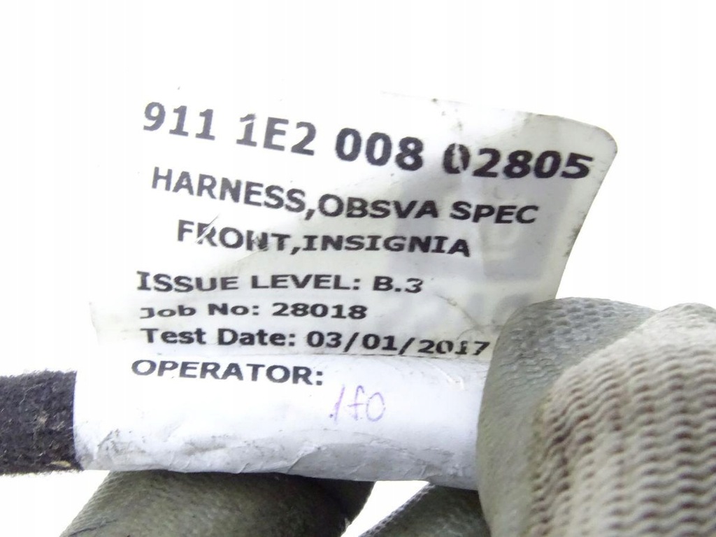 фото №6, Opel insignia a 13-17 2.0 cdti b20dth жгут отсек двигателя лампа перед #719