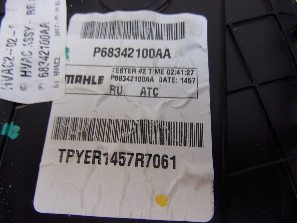 фото №10, Chrysler pacifica 16- обігрівач задня 68342100aa