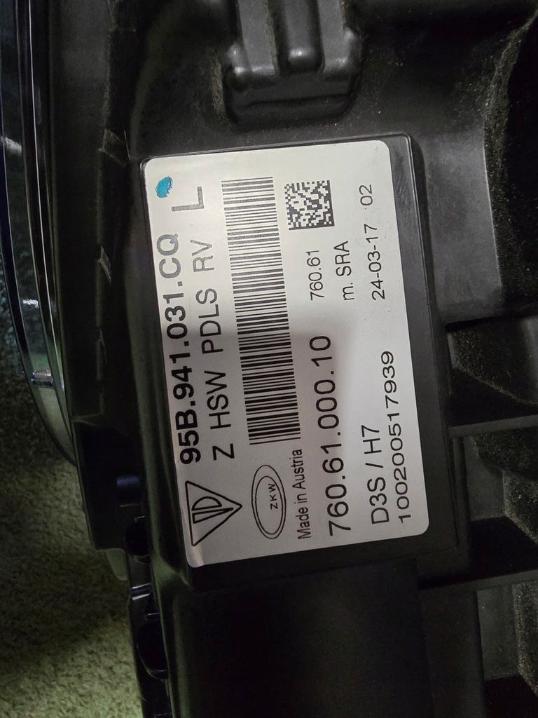 фото №9, Лампа ліва перед porsche macan 95b bi ксенон 95b941031cq