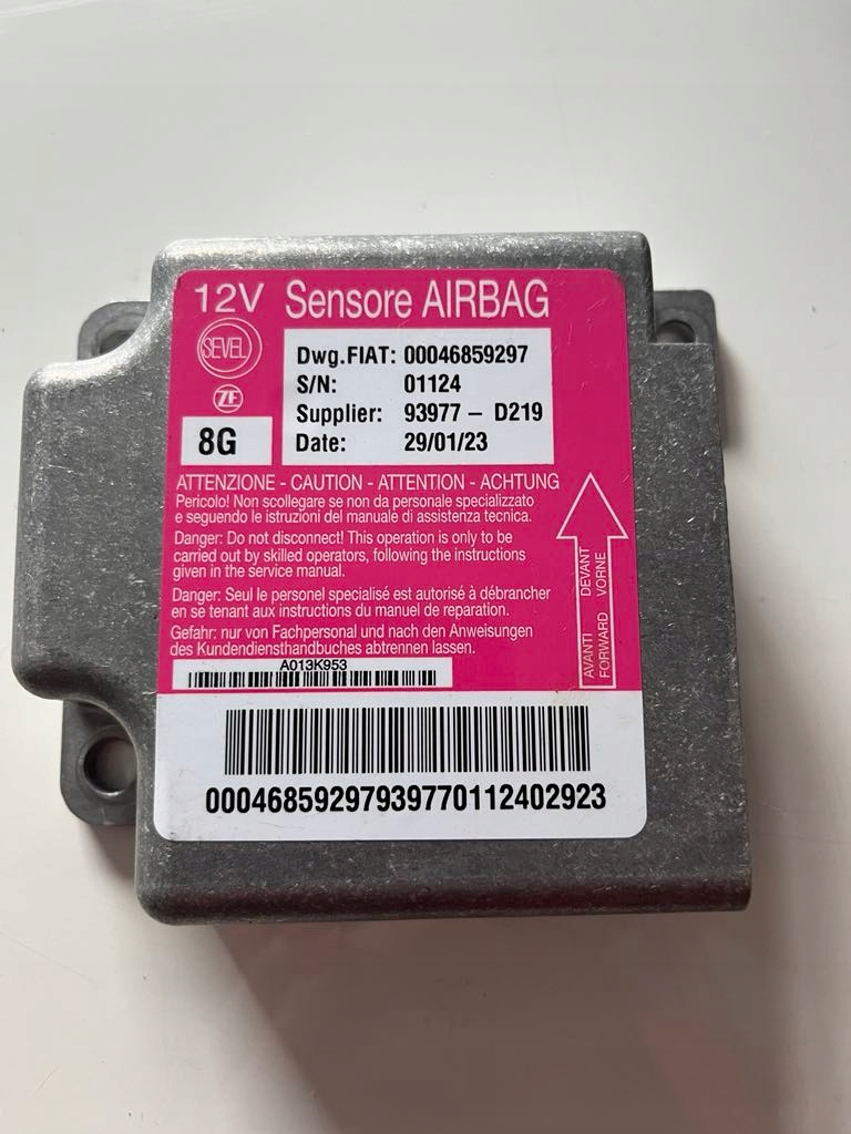 фото №1, Ducato boxer jumper датчик подушка безпеки 00046859297