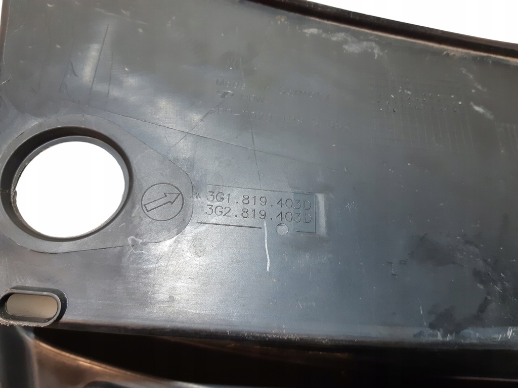 фото №7, Жабо ліва vw passat b8 3g18194030