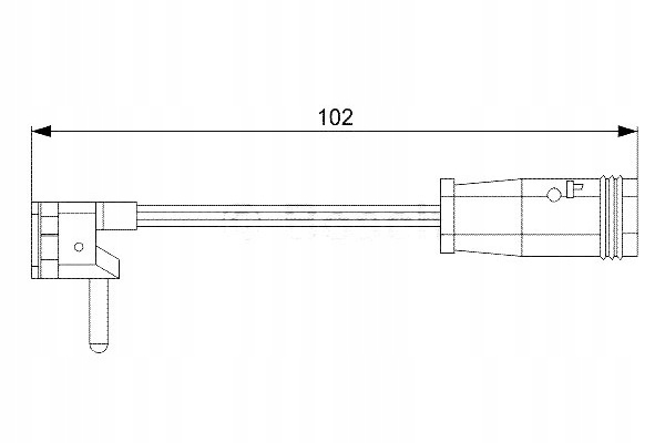 фото №1, Bosch датчик зносу гальмівних колодок mercedes перед w211