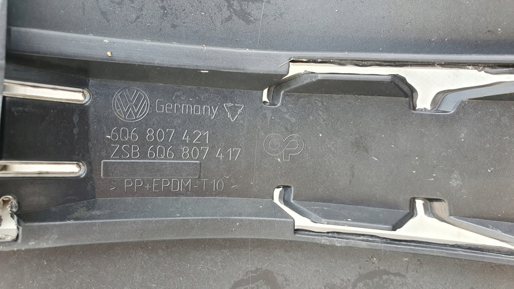 фото №9, Vw polo iv 4 бампер задняя оригинал