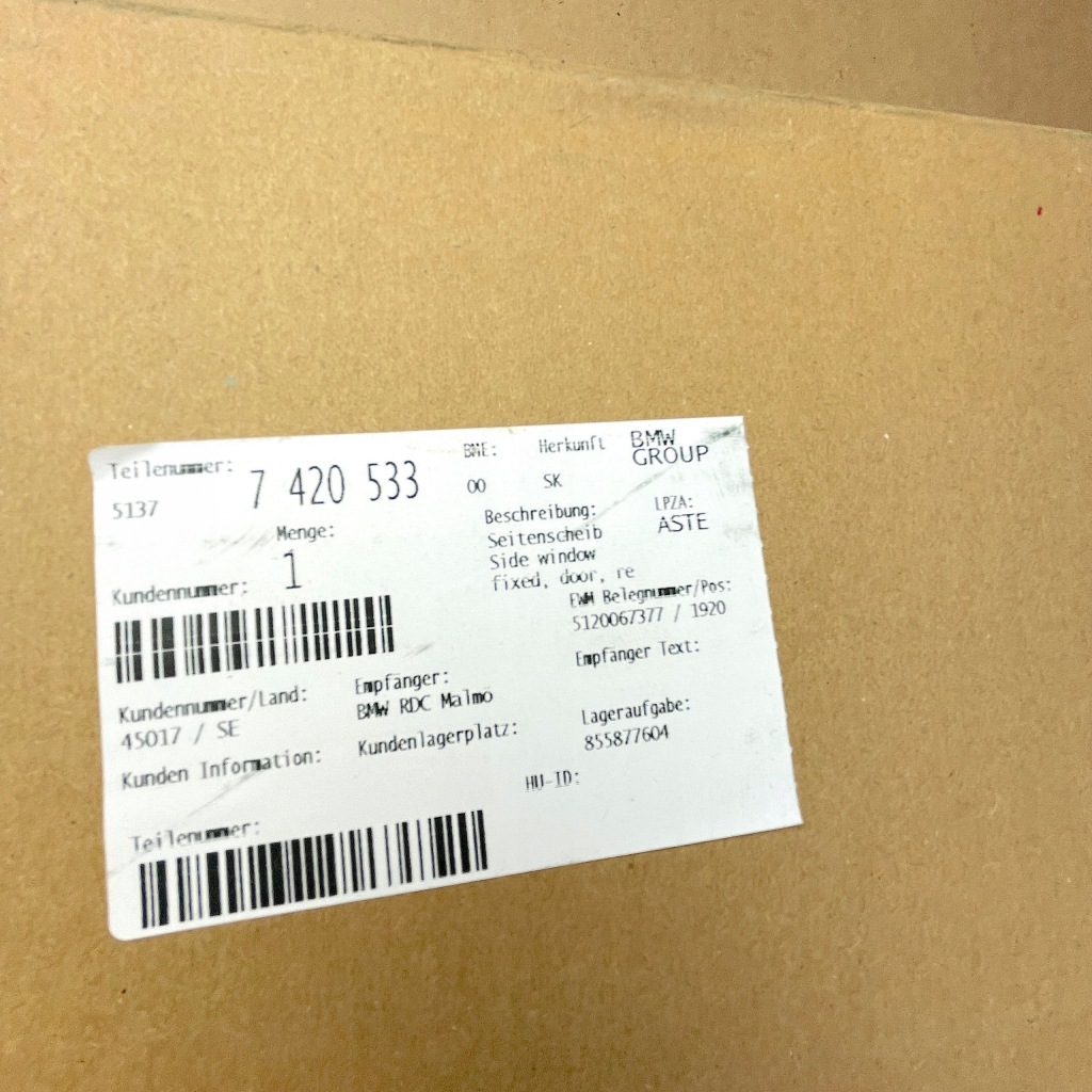 Bmw x2 f39 скло двері трикутник ліва ліва задній задня 7420533 ідеальна Ціна