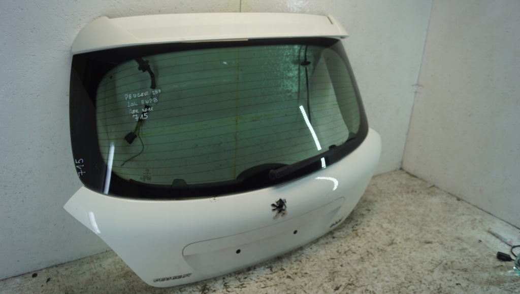 фото №11, Peugeot 207 hb кришка багажника багажника задня задня ewp ewpb